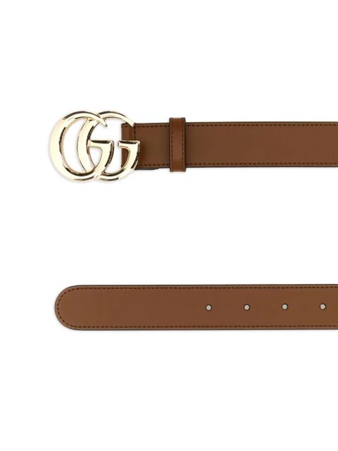 Gucci GG Marmont logo leather belt - Brown - zdjęcie produktu nr 2