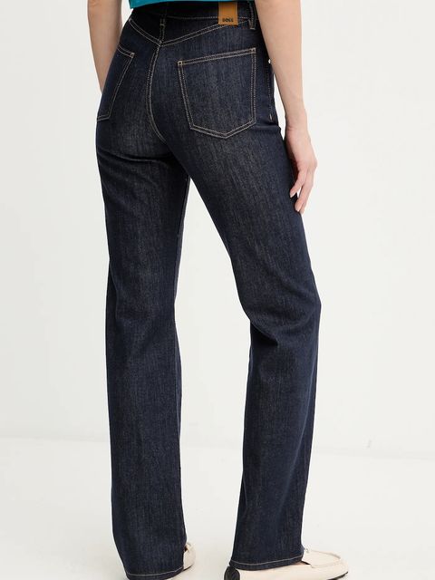BOSS jeansy damskie kolor granatowy 50546329