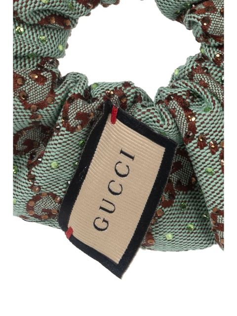 Gucci GG canvas scrunchie - Green