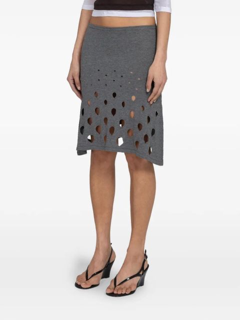 Gimaguas Aros cut-out skirt - Grey