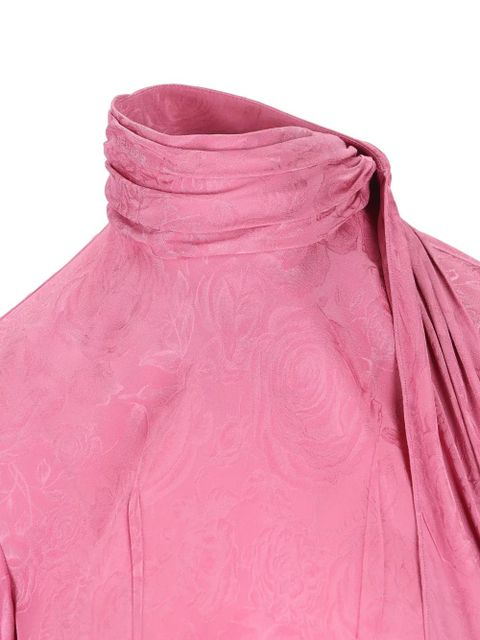 Gucci floral-motif long-sleeve shirt - Pink