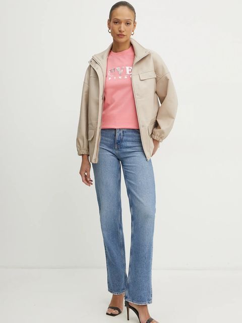 Pinko t-shirt bawełniany - zdjęcie produktu nr 2