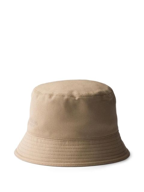 Prada Drill bucket hat - Neutrals - zdjęcie produktu nr 1