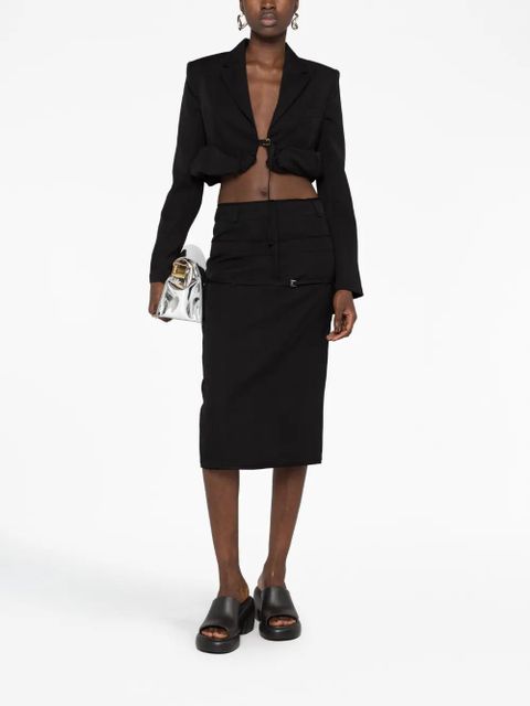 Jacquemus La veste croissant cropped blazer - Black - zdjęcie produktu nr 2