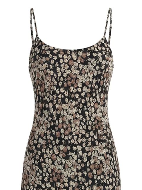 Reformation Emerick floral-print midi dress - Black - zdjęcie produktu nr 2