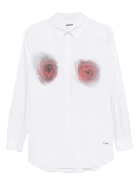 Jean Paul Gaultier rose-print shirt - WHITE - zdjęcie produktu nr 1