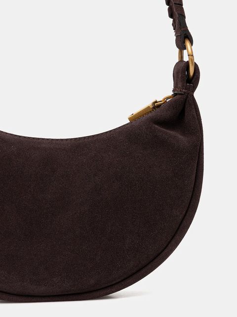 Guess torebka zamszowa AMITA kolor brązowy HWSB95 39720