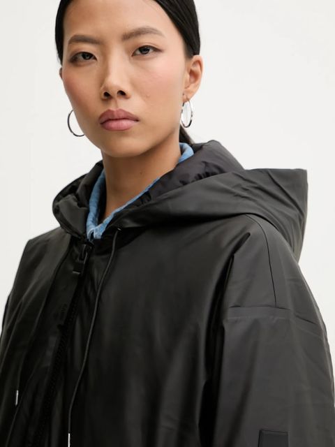 Rains kurtka 17290 Lohja Bomber Jacket W3T1 kolor czarny zimowa 17290