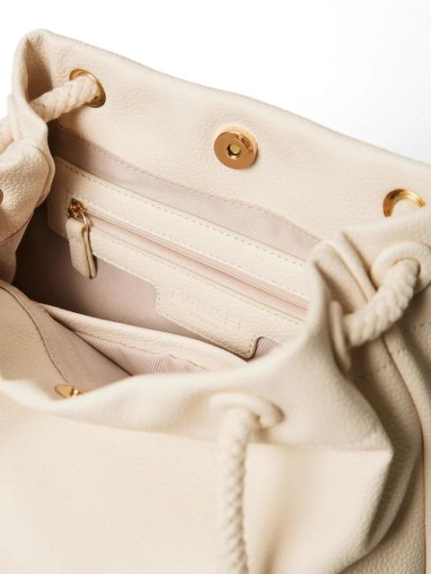 TWINSET rope-handle bucket bag - Neutrals