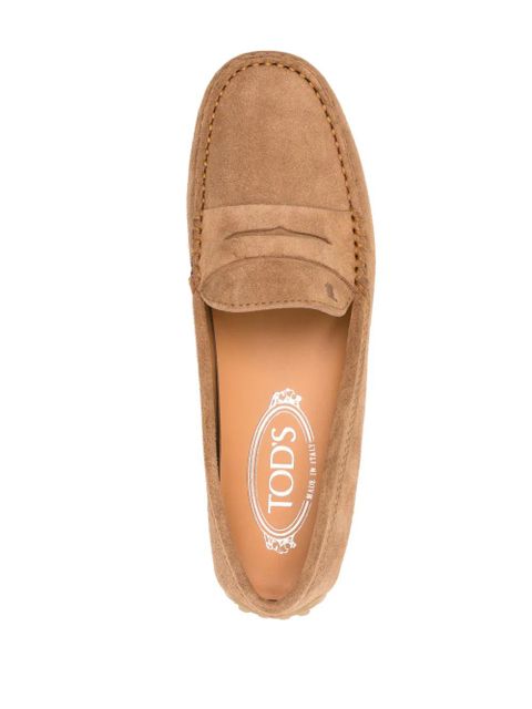 Tod's Gommino suede loafers - Brown