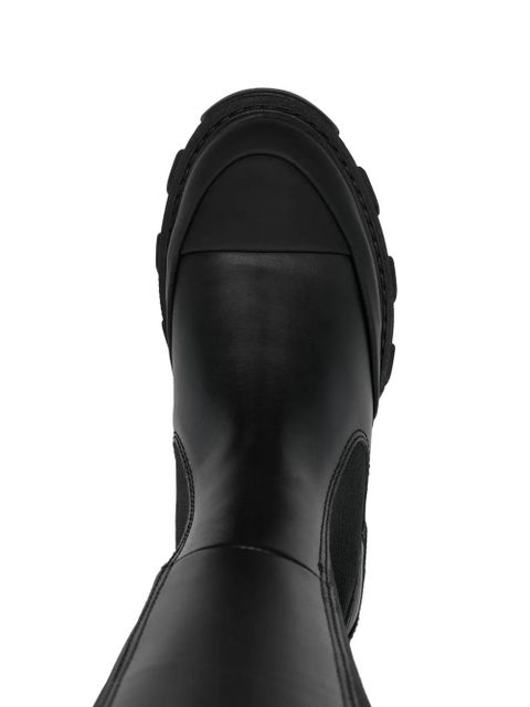 GANNI knee-high Chelsea boots - Black
