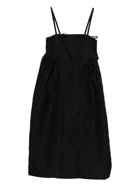 Cecilie Bahnsen Ambra bow-detail midi dress - Black - zdjęcie produktu nr 1