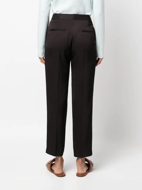 Jil Sander cropped twill trousers - Brown