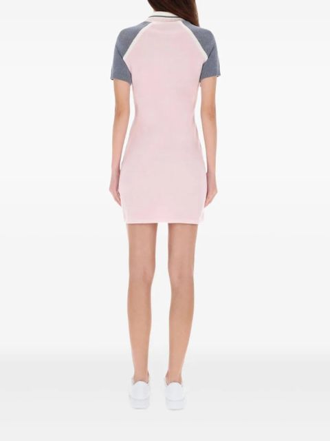 Casablanca short-sleeve polo dress - Pink