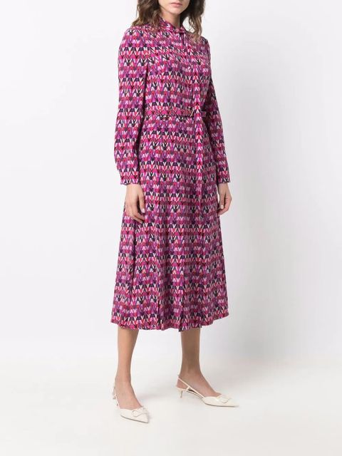 Valentino Garavani Optical print shirtdress - Pink