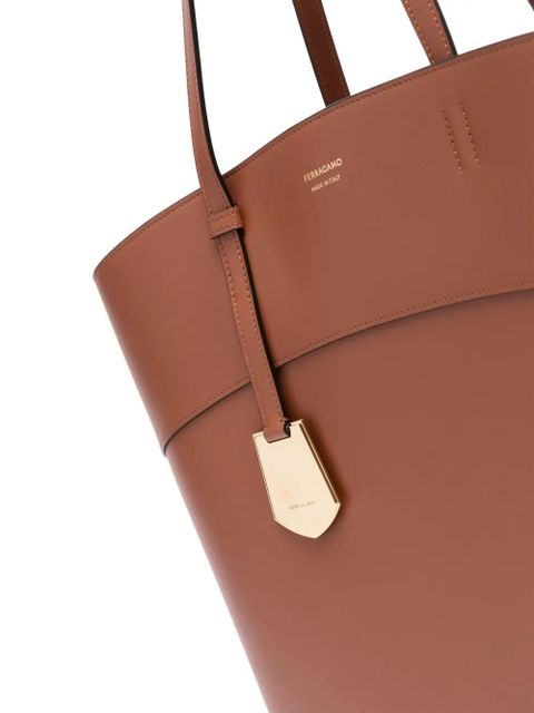 Ferragamo medium Charming tote bag - Brown