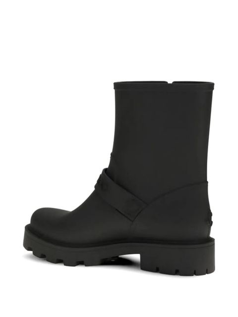 Jimmy Choo buckle-detail rain boots - Black
