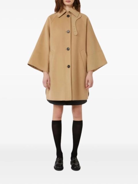Weekend Max Mara RUFO single-breasted wool coat - Brown