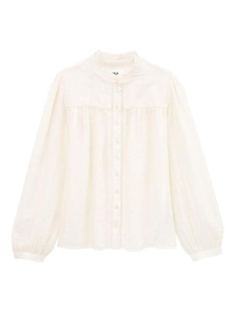 Ba&Sh Blouse ruffled-collar shirt - Neutrals - zdjęcie produktu nr 1