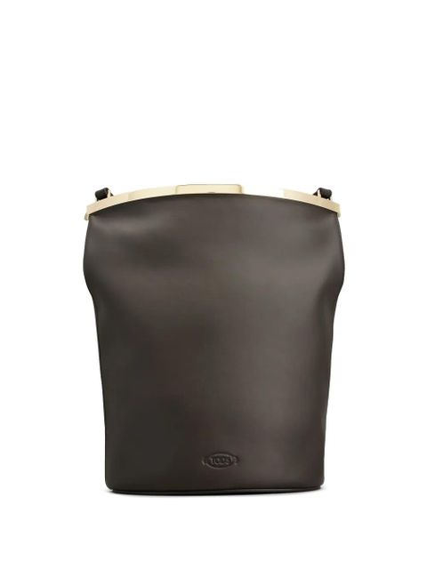 Tod's leather bucket bag - Brown - zdjęcie produktu nr 1