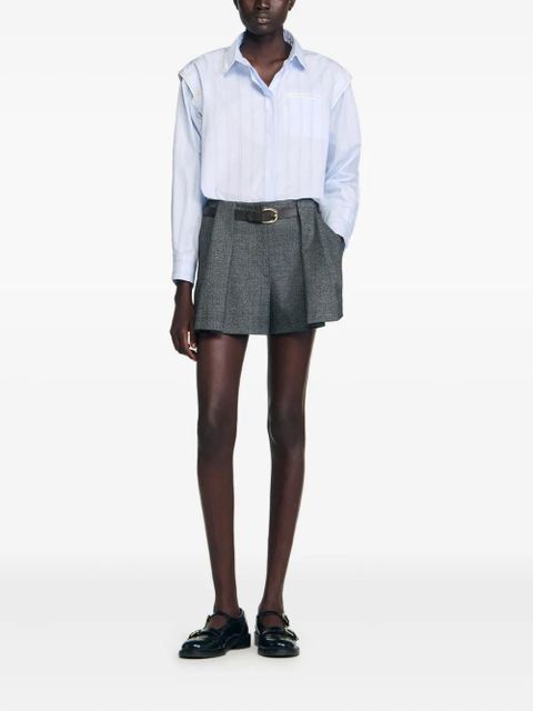 SANDRO striped shirt - Blue