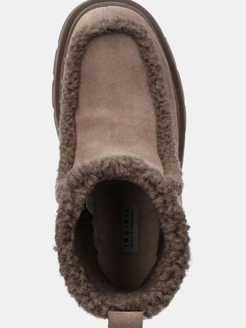 Inuikii śniegowce zamszowe Biker Suede kolor brązowy 1002.012.0011.163