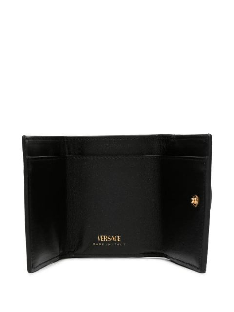 Versace La Medusa leather wallet - Black