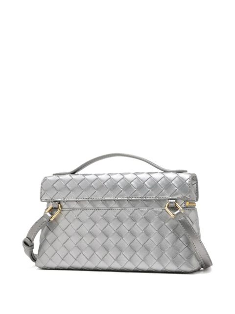 JW Pei quilted top-handle cross body bag - Silver - zdjęcie produktu nr 2