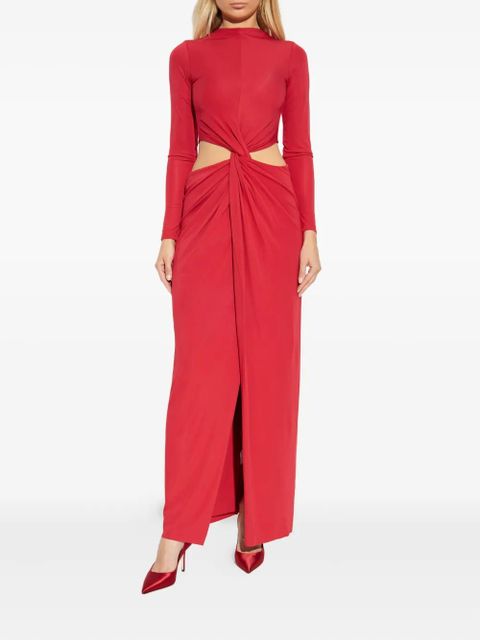 Cult Gaia Keri cut-out twisted maxi dress - Red
