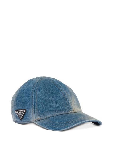 Prada denim baseball cap - Blue