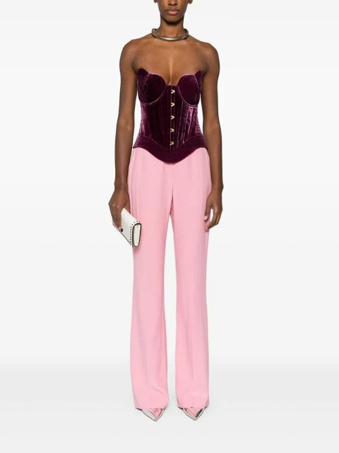 Alexander McQueen flared tailored trousers - Pink - zdjęcie produktu nr 2