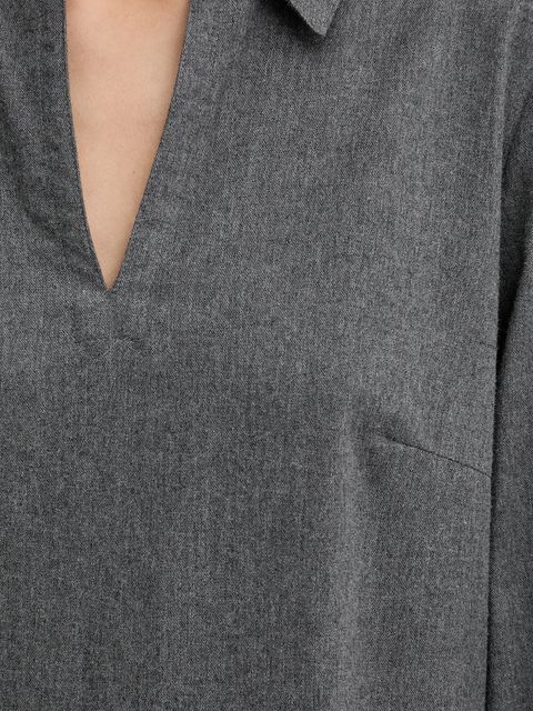 Marc O'Polo sukienka bawełniana kolor szary mini prosta 510089621497