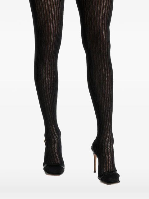 Manière De Voir contour knit footsie trousers - Black