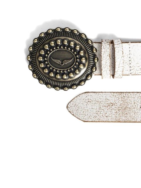 Zadig&Voltaire leather belt - WHITE