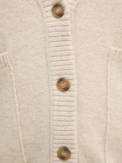 Calvin Klein Jeans kardigan z domieszką wełny kolor beżowy J20J224234