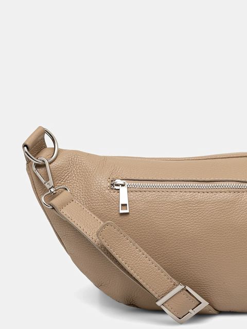 Answear.LAB torebka skórzana kolor brązowy