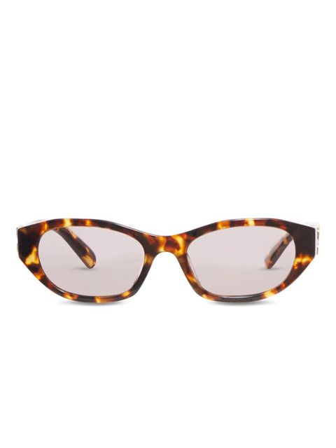 Miu Miu logo-plaque sunglasses - Brown - zdjęcie produktu nr 1