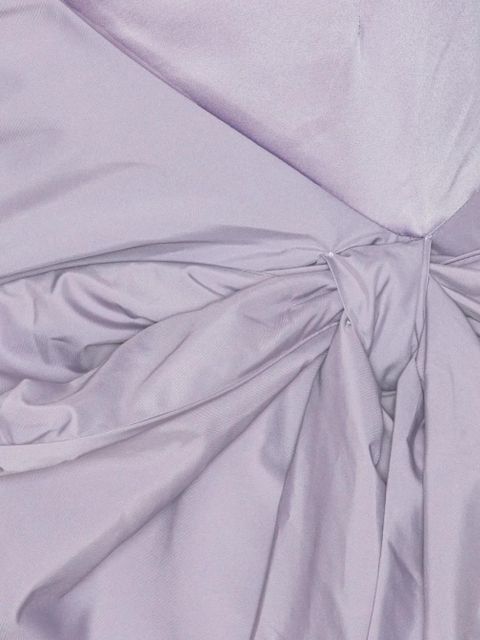 ROTATE BIRGER CHRISTENSEN halter-neck bow-detail dress - Purple