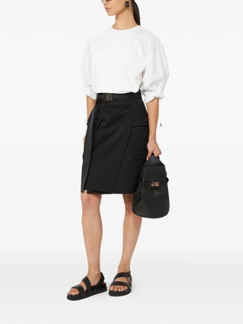 Max Mara ruffled-sleeve top - White - zdjęcie produktu nr 2