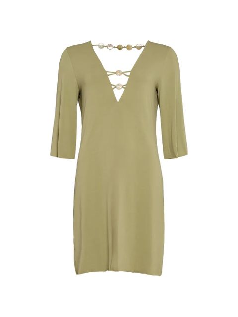 ERES Fabuleuse beade-detail mini dress - Green - zdjęcie produktu nr 1