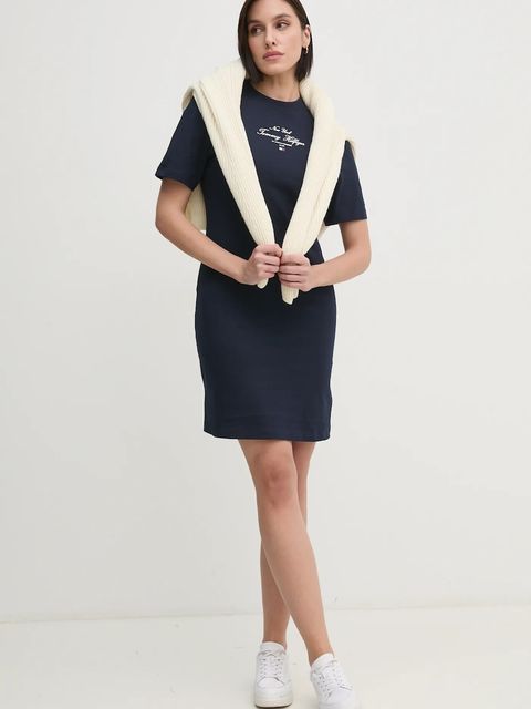 Tommy Hilfiger sukienka bawełniana - zdjęcie produktu nr 2