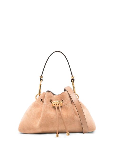 Jimmy Choo Small Cinch suede tote bag - Neutrals