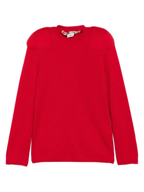 Comme Des Garçons long sleeve sweater - Red - zdjęcie produktu nr 1