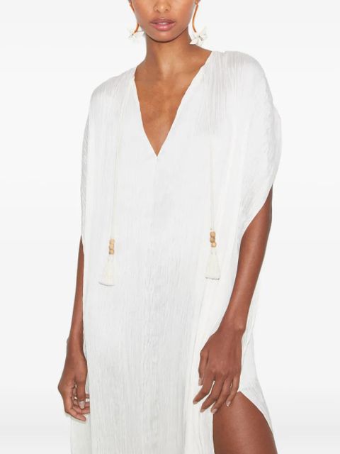 Tory Burch V-neck beach dress - White