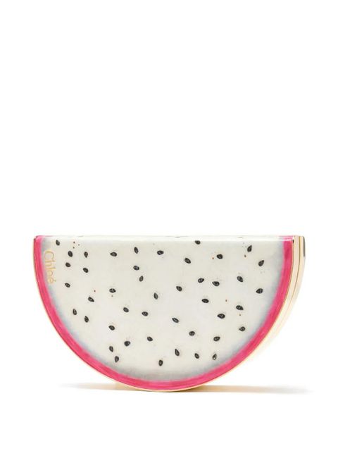 Chloé dragon-fruit chain-link clutch bag - White - zdjęcie produktu nr 2