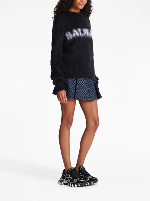 Balmain logo-jacquard jumper - Black - zdjęcie produktu nr 2