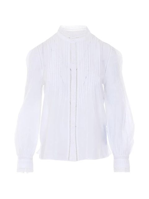 Zadig&Voltaire Timz lace-trim shirt - White - zdjęcie produktu nr 1