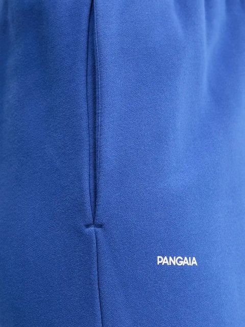 Pangaia spodnie dresowe bawełniane kolor niebieski z nadrukiem 10002080