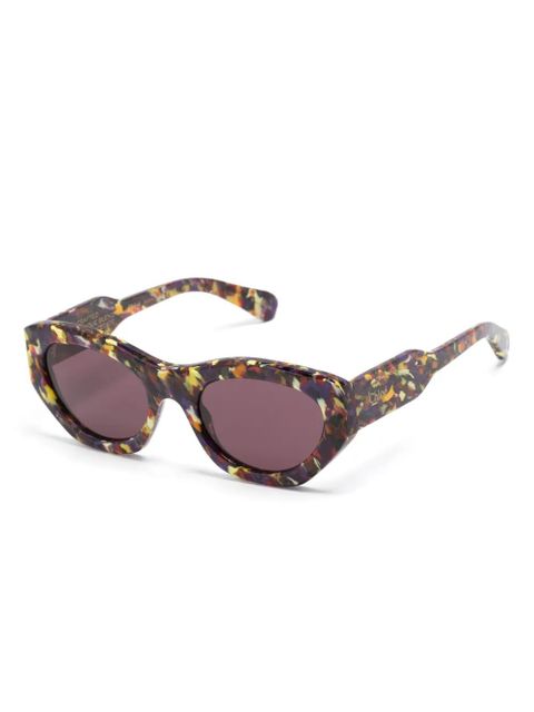 Chloé Eyewear Gayia cat-eye sunglasses - Yellow - zdjęcie produktu nr 2