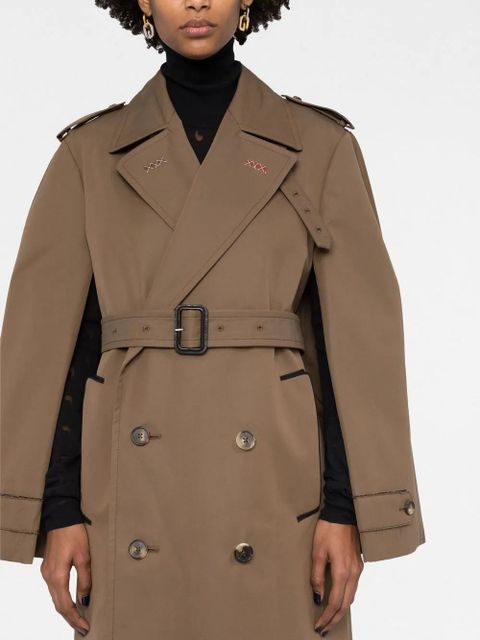 Maison Margiela organic-cotton trench coat - Brown